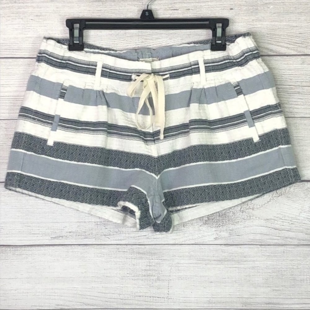 Lou & Grey - 100% Cotton Striped Shorts - Medium